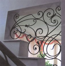 Декоративная кованая решетка "Орнамент"