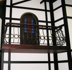 Балкон навесной кованый