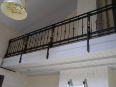 Кованое металлическое ограждение для веранд и балконов
